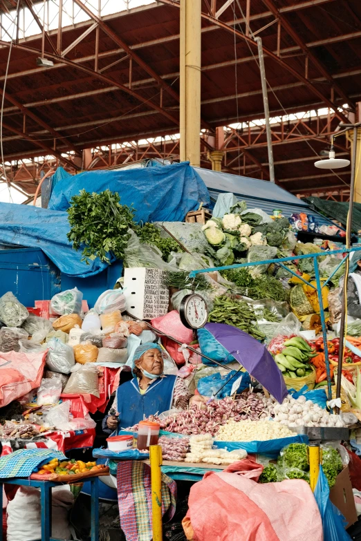 a pile of produce is shown at the store