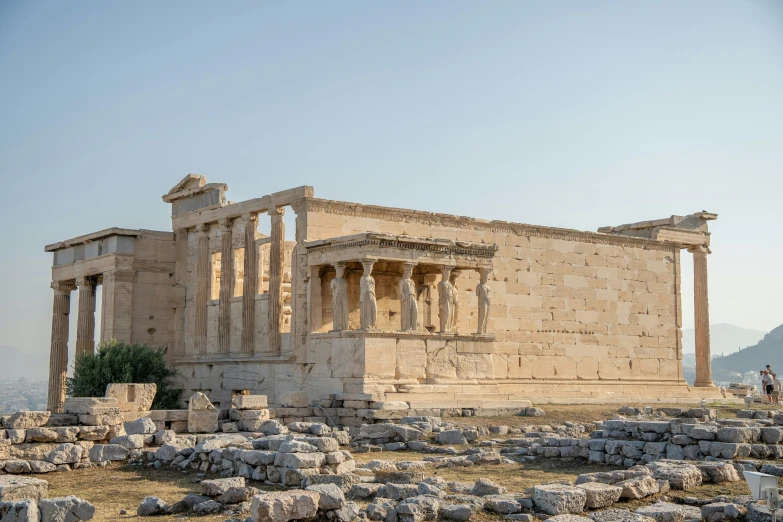 the ruins of the ancient city of knapska, greece