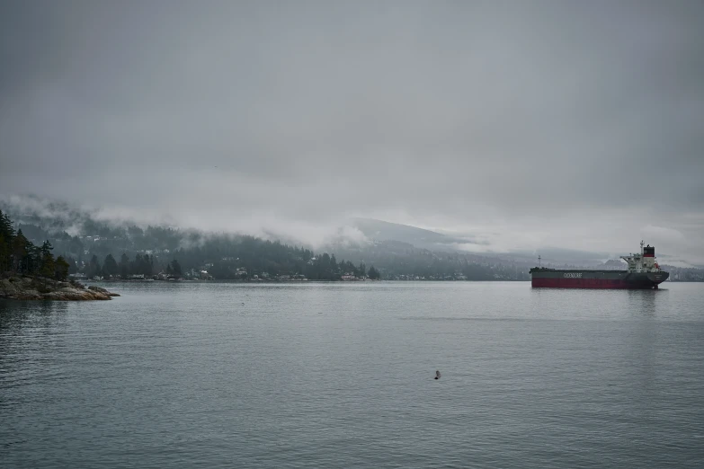 a large ship on a body of water