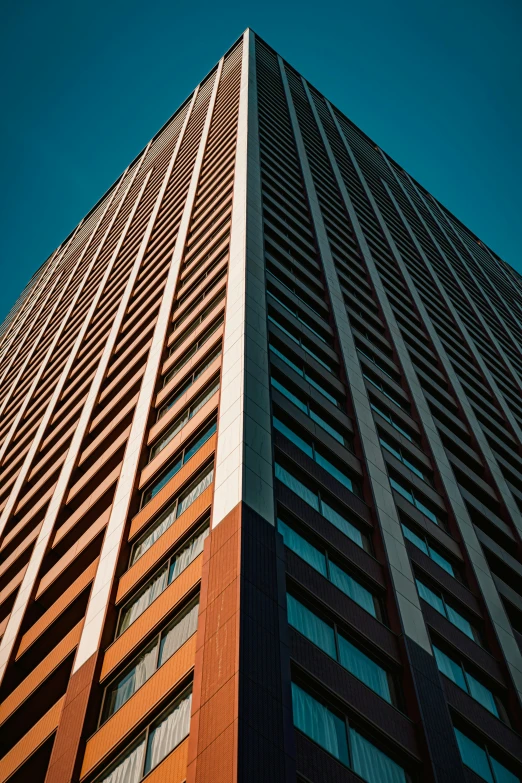 a very tall building that has several windows