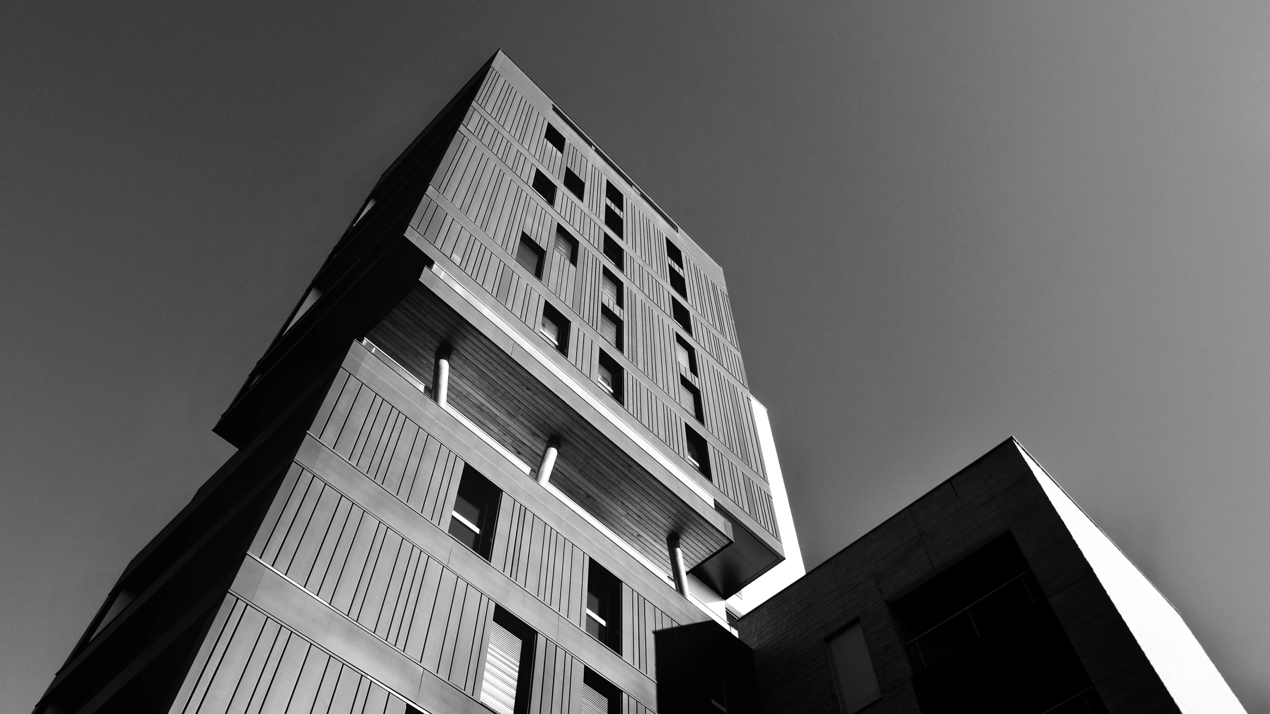 the view from the outside of a building at the top of a tall tower