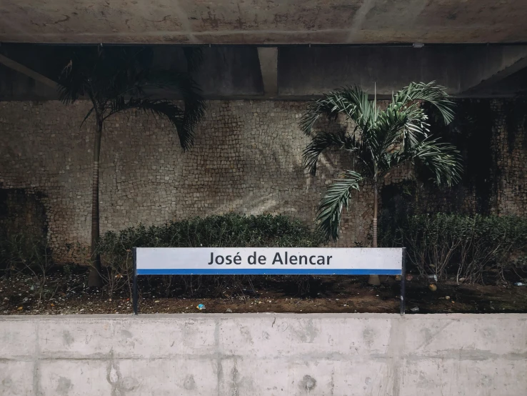 an image of a sign that reads jose de avencar
