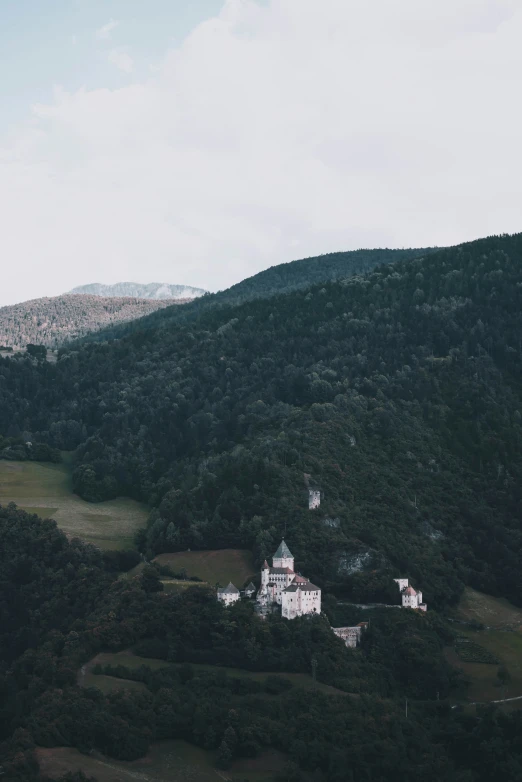 a picture of a mountain in the middle of nowhere