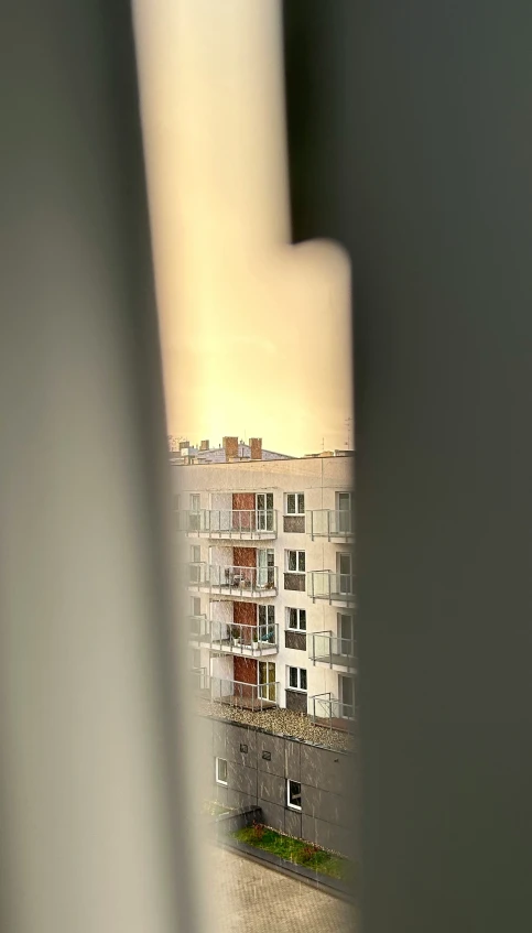 an over head s of a building and window