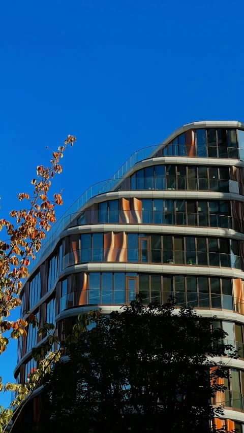 an image of buildings with trees outside during the day