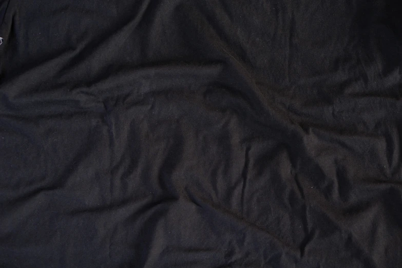 an up close po of black material fabric