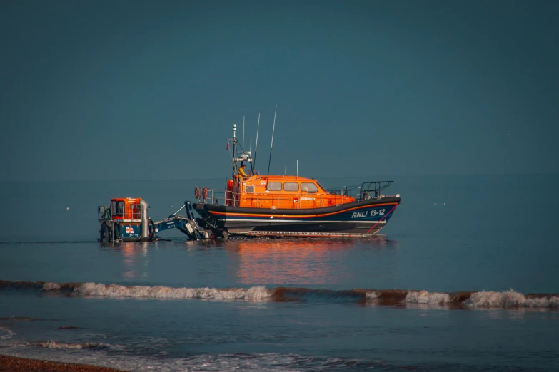 a boat is docked at a dock near the beach