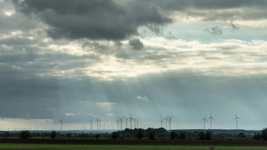 an image of a cloudy sky above a field