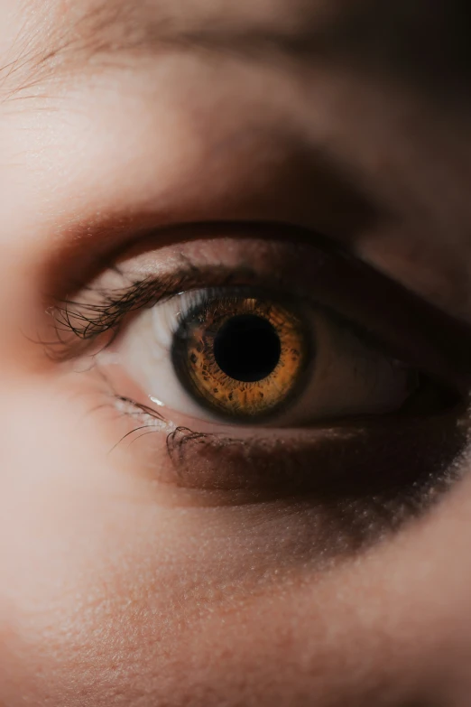 a closeup image of someones eyes showing the eye