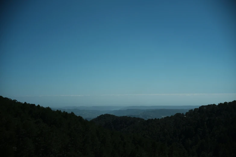 a mountain view from a high viewpoint