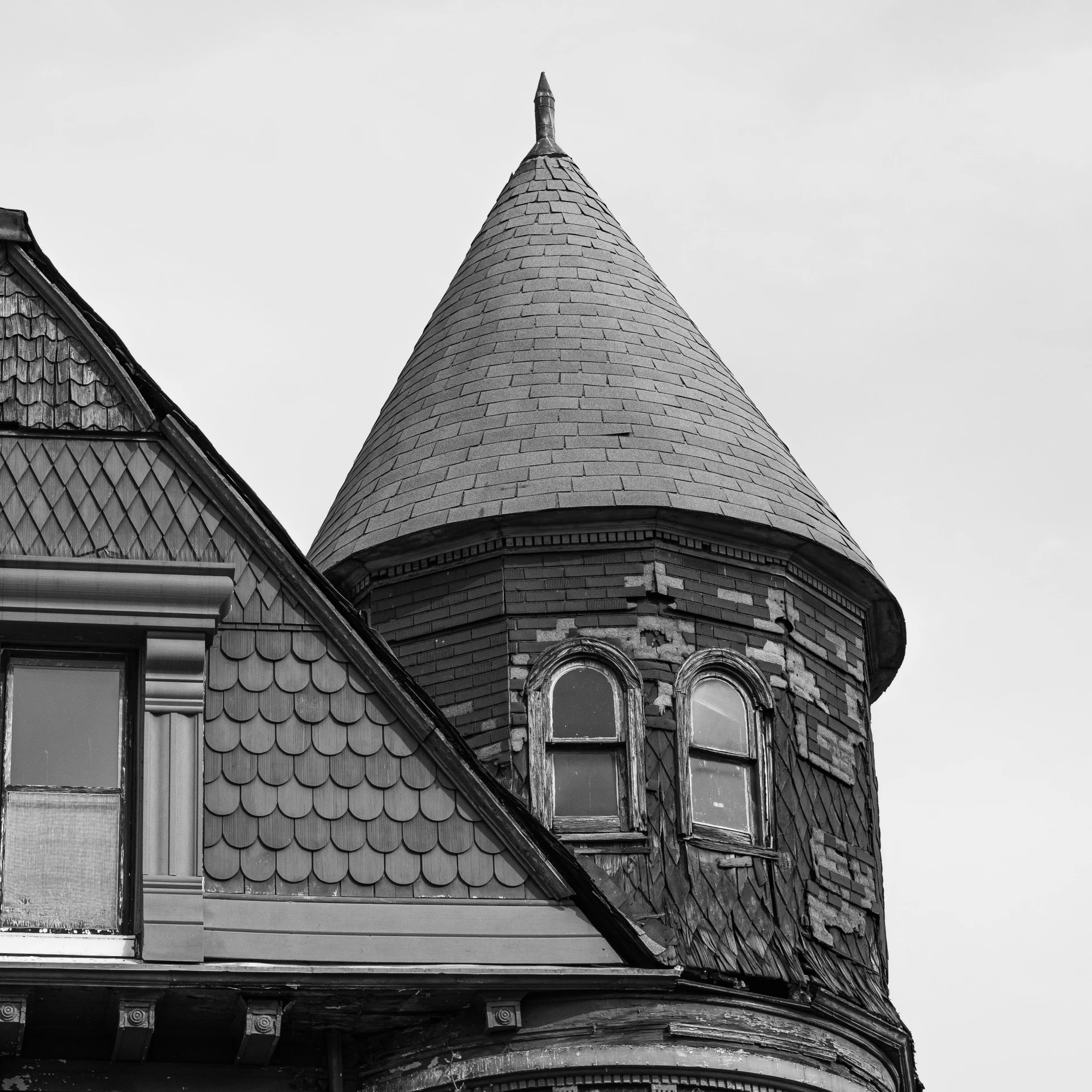 this house has a weather vane on the roof