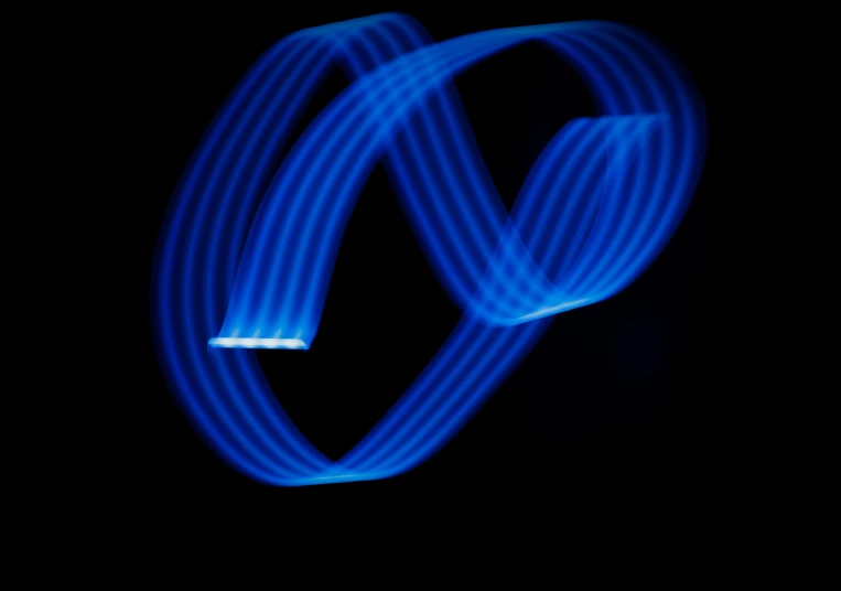 a dark background with a neon blue lightening effect