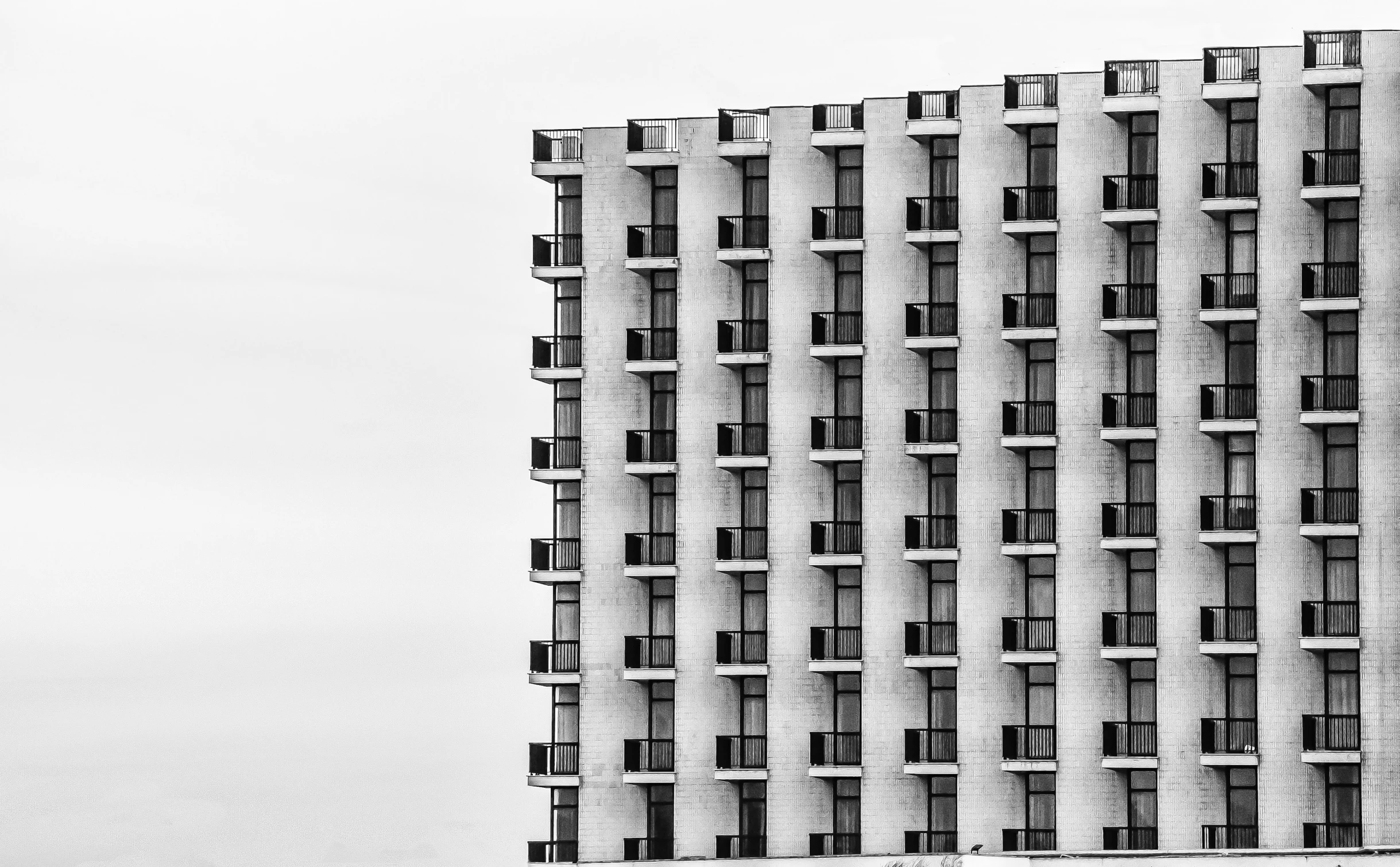 an abstract po of a high rise apartment building