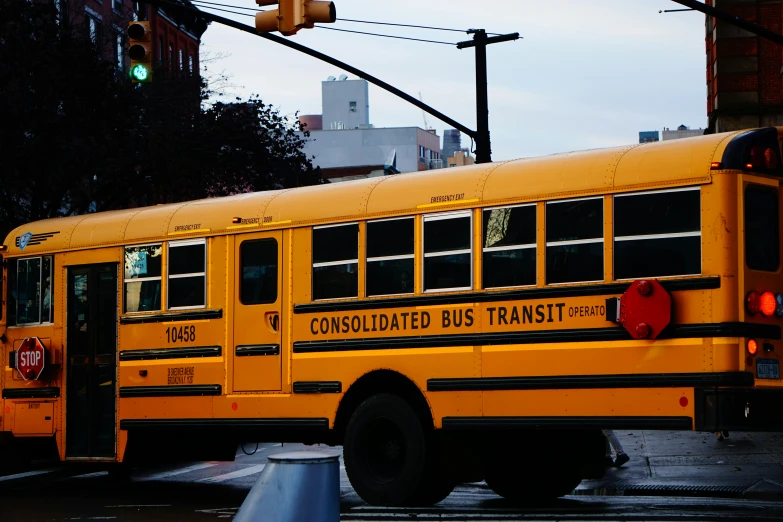 an image of a bus that is parked in the street