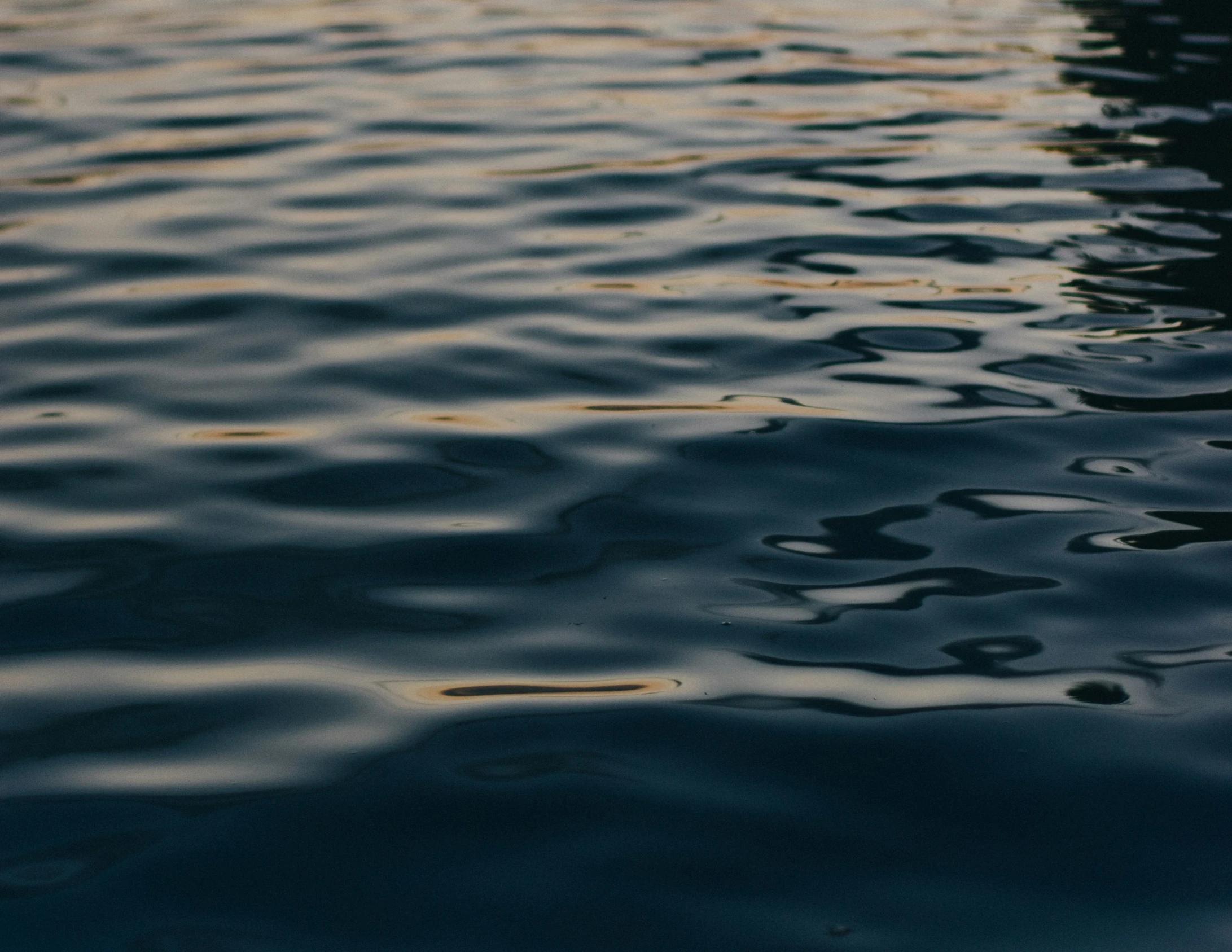 a picture taken from a boat of the water