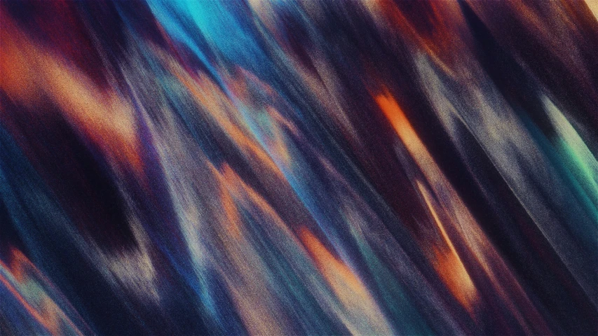 abstract blurry colors painted in orange and blue