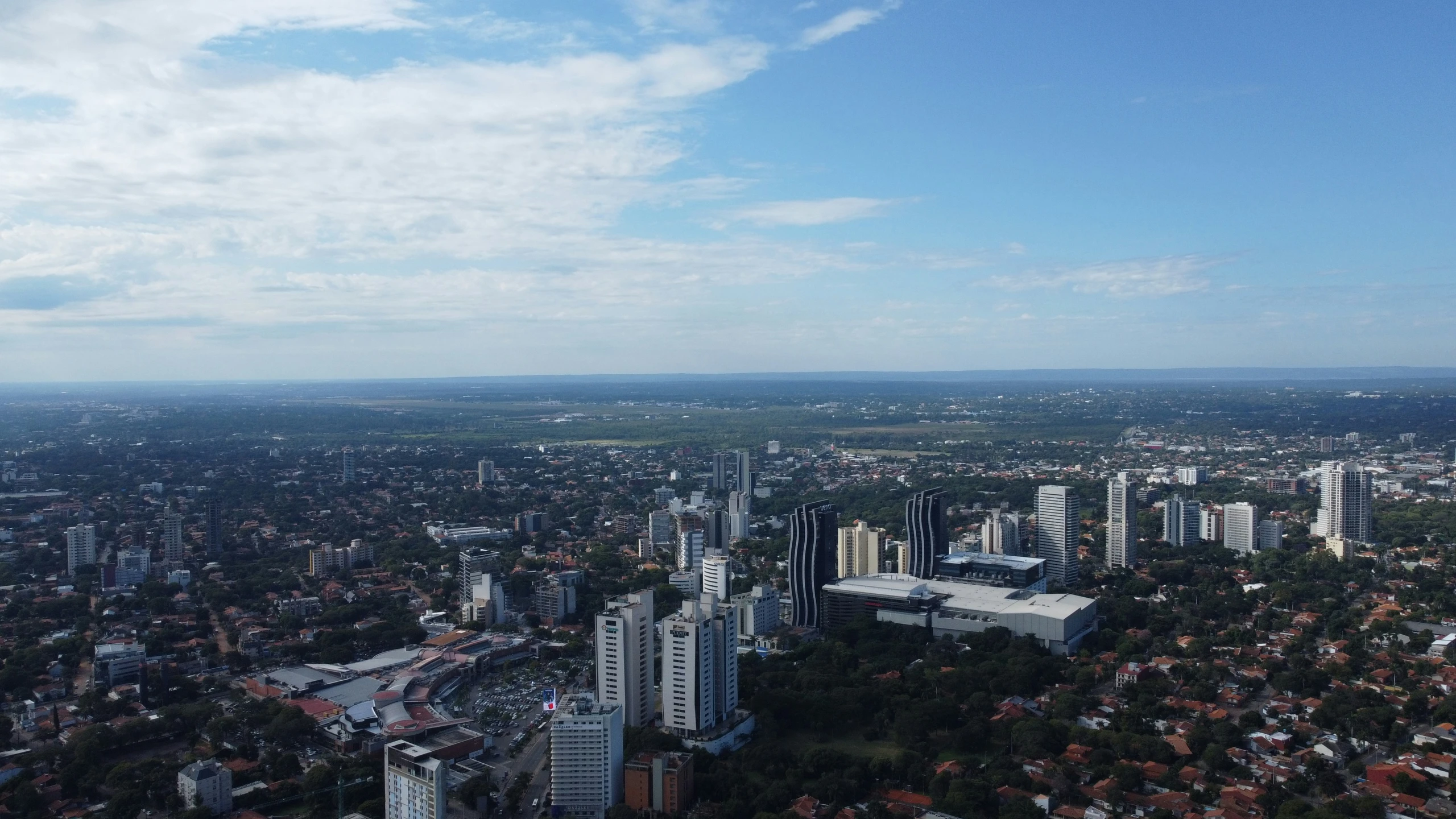 a very large city with lots of tall buildings