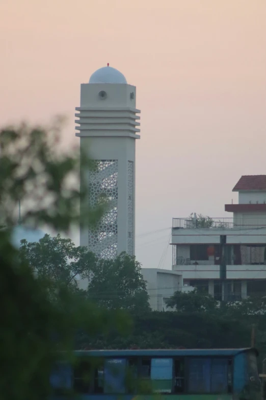 there is a large building with a clock tower in the back