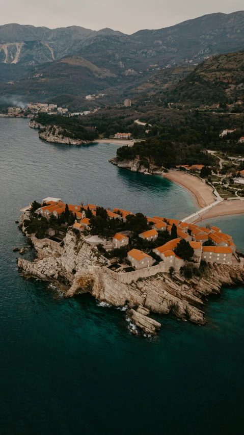 the area is dotted with rocky, ocean and mountains