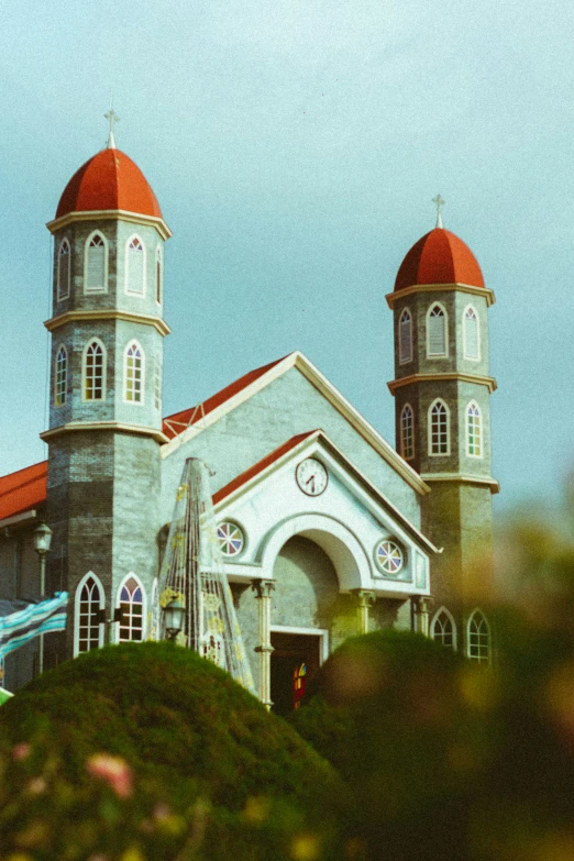 this is an outdoor po of an old church