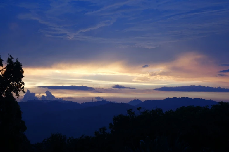 the sun is about to break through some clouds