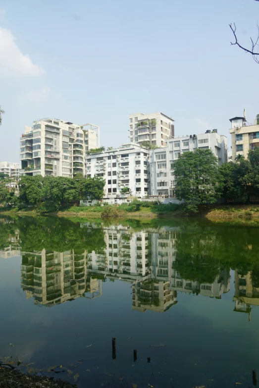 this is a lake that looks very tranquil