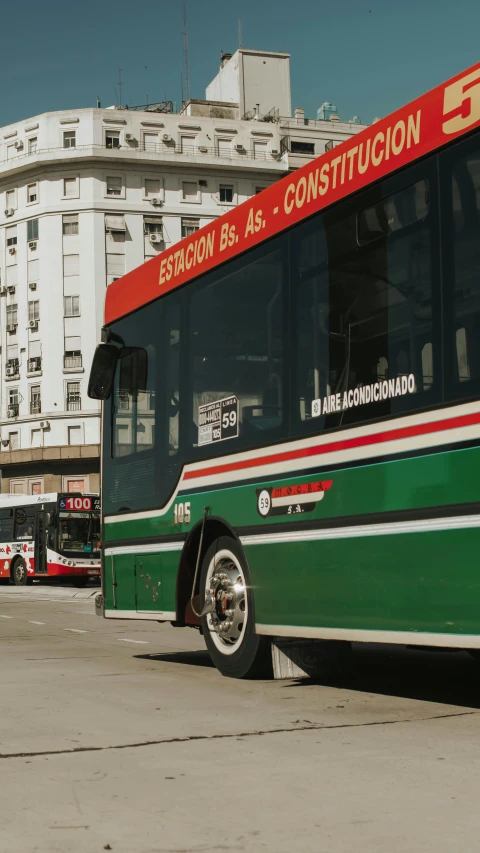 a big bus sitting in the parking lot