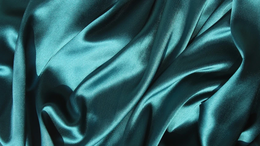 the texture of green silk, with very large folds