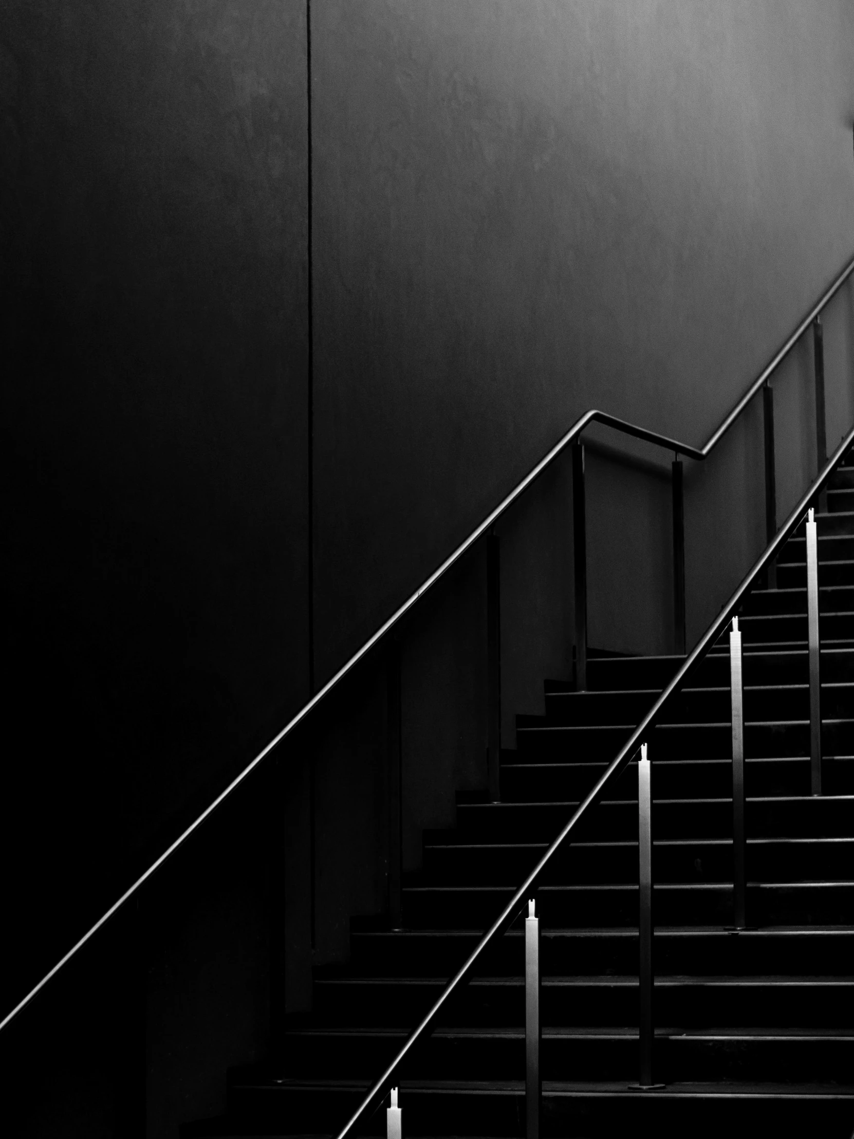 a person standing on the bottom floor of an elevator