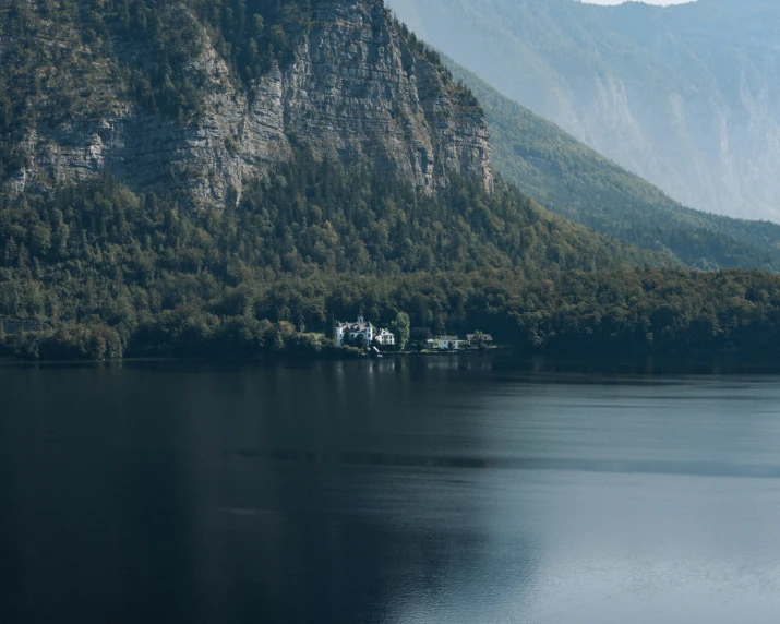 an image of lake scene in the mountains