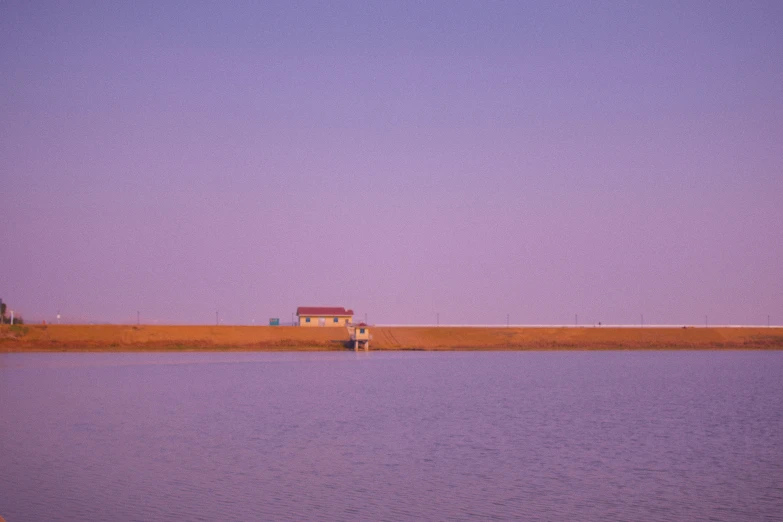 a boat that is sitting on a body of water