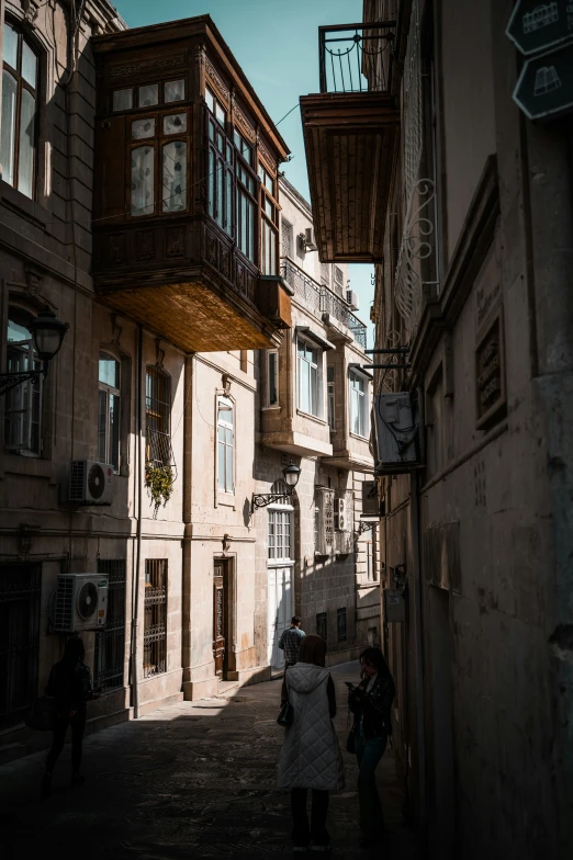 old town buildings line the streets of the city