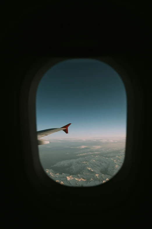 an airplane view out the window of a plane