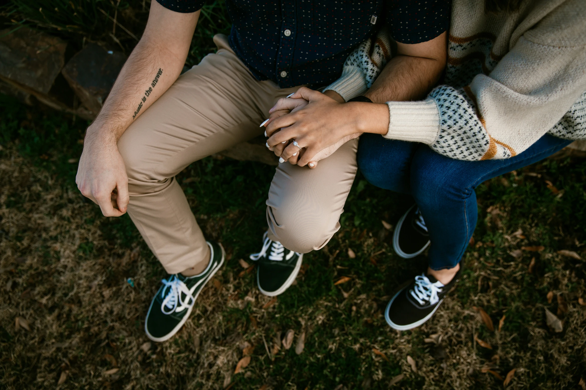 an image of a man and a woman sitting together