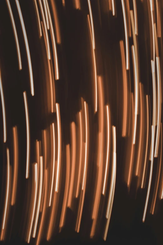 a long exposure s of lights in a tunnel