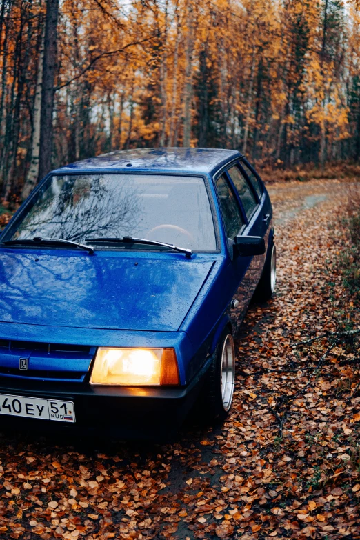 a car parked on the side of the road