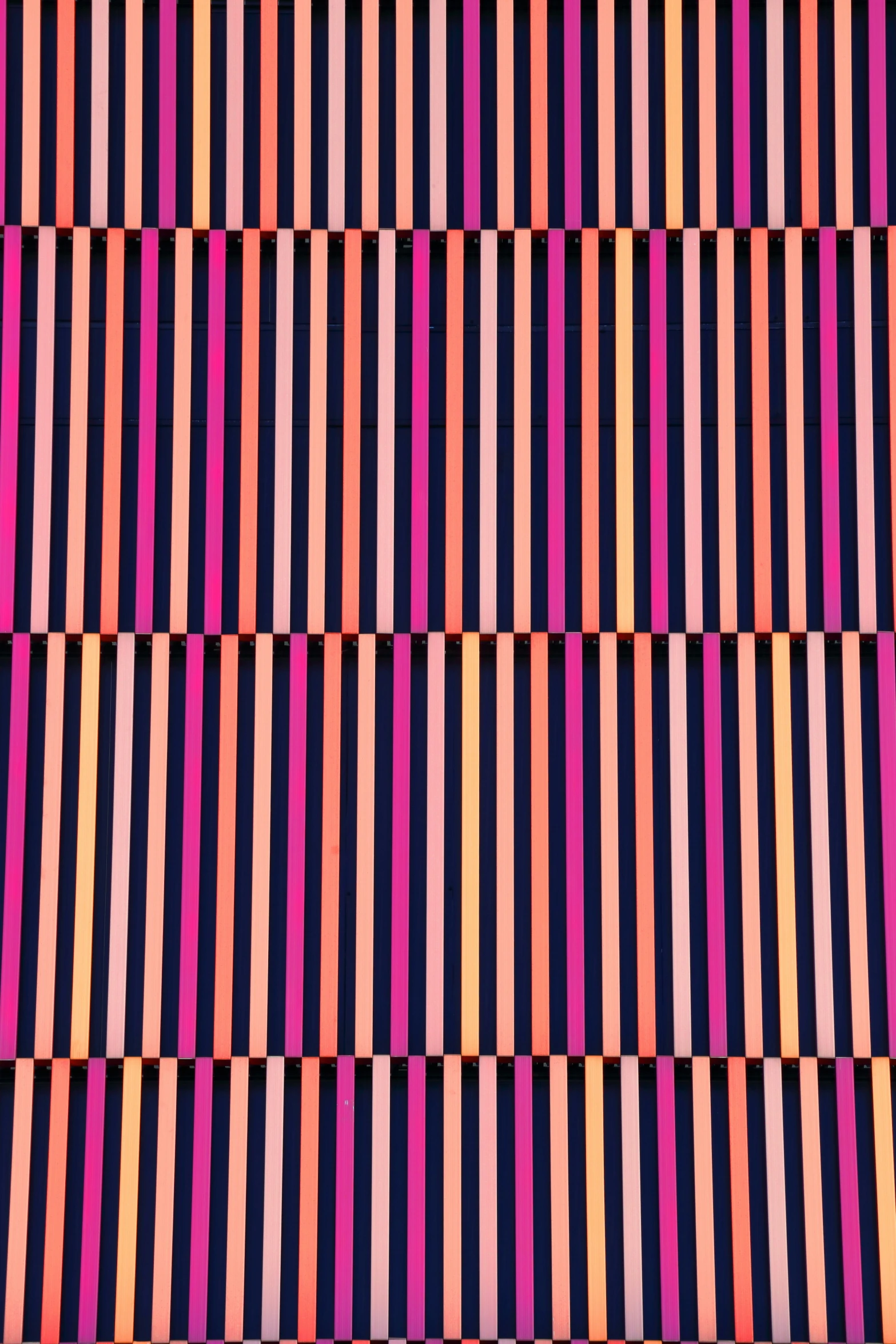 multi - colored stripes woven to the surface of a piece of material