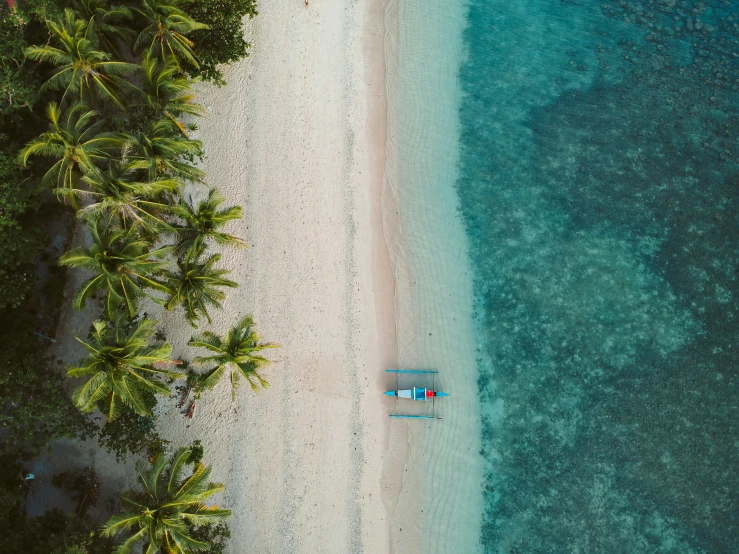 a boat that is sitting on a beach