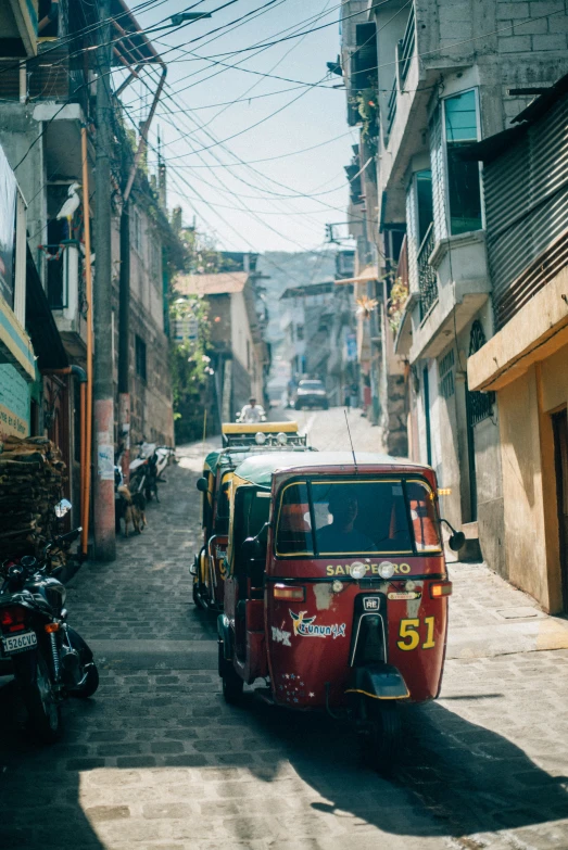 this is an old po of a busy street