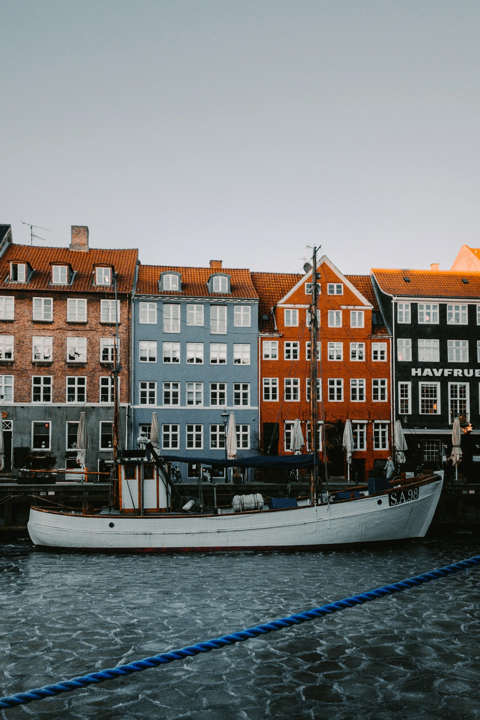 a boat that is floating in the water