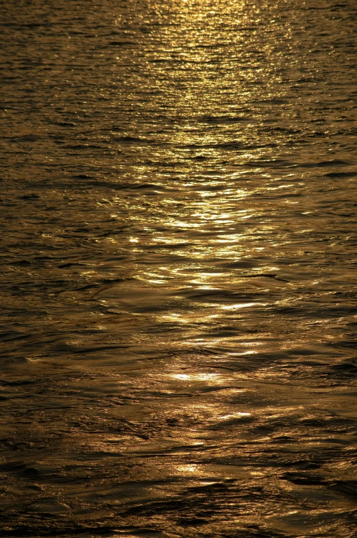 a body of water with waves and some sky in the background