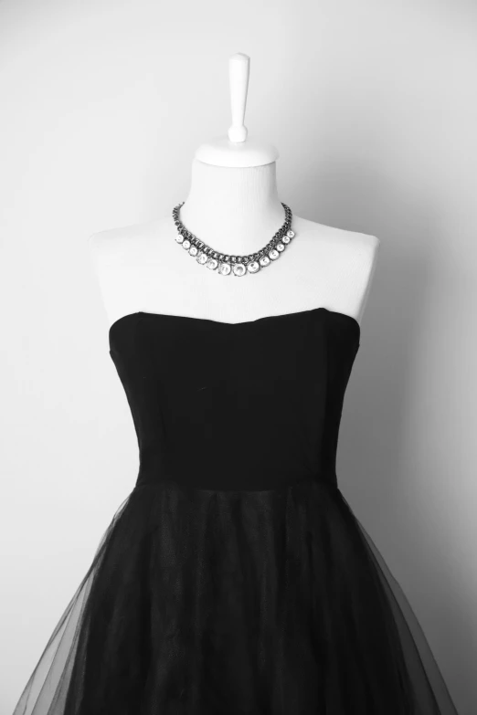 black dress on a mannequin dummye
