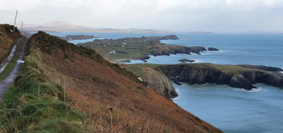 two long winding roads leading to the ocean