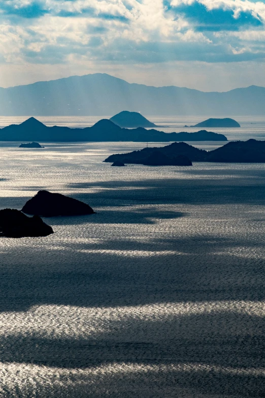 an island in the middle of a body of water