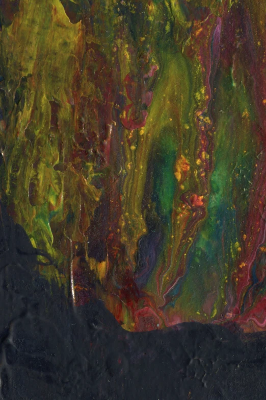 colorful texture of paint flowing in different colors