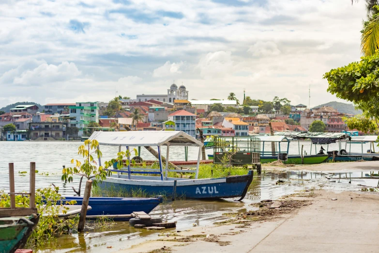 a harbor filled with boats and water