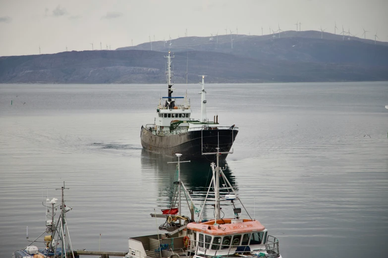 a boat that is sitting in the water