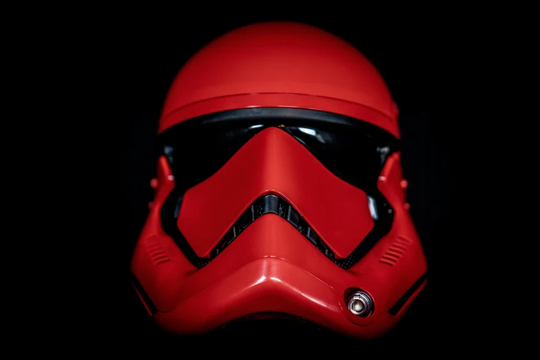 the helmet of the clone wars sit in the dark