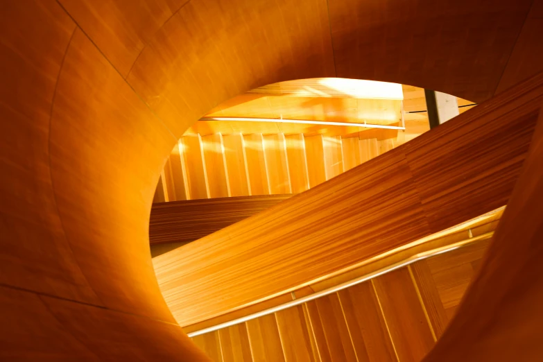 an overpass with wooden boards in it