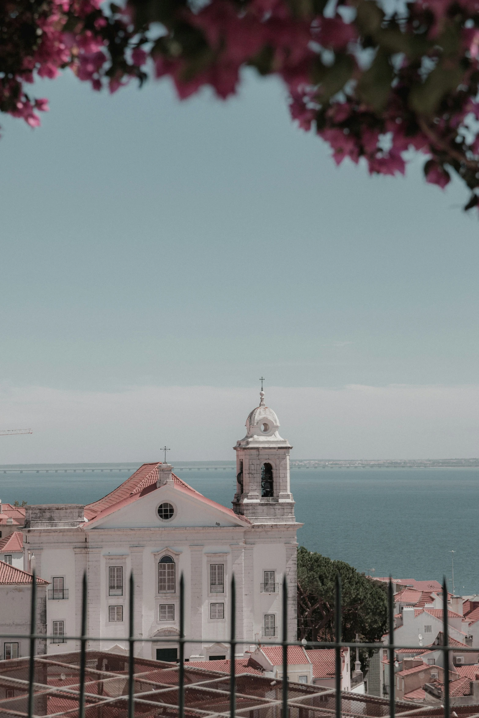 an old style building near a body of water